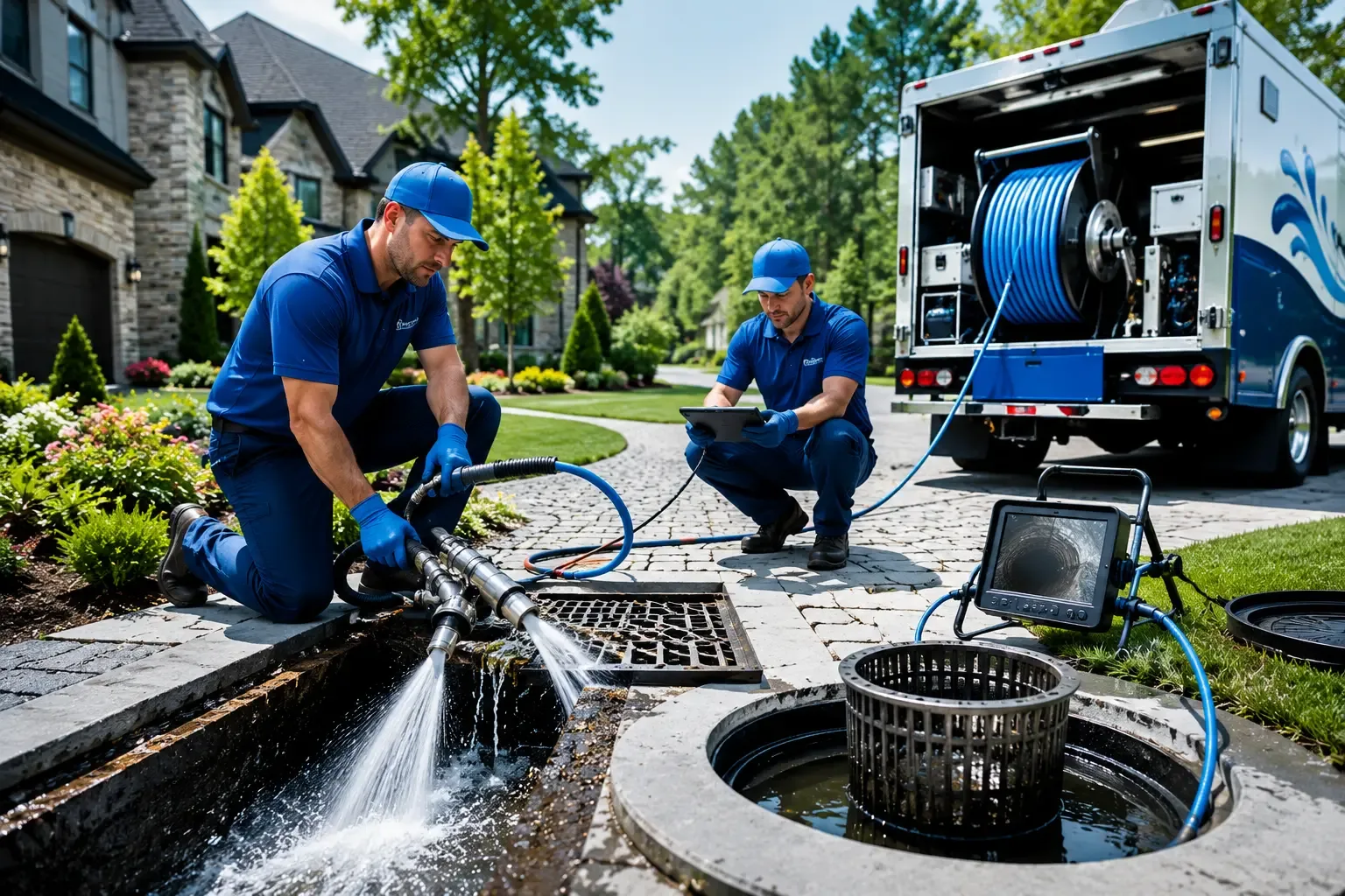 Local outdoor drain cleaning professionals in Rhodes, MI